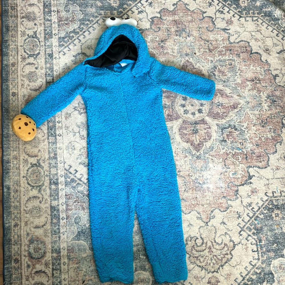 Sesame Street Blue Cookie Monster Costume